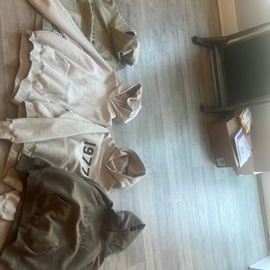 Four essentials hoodies